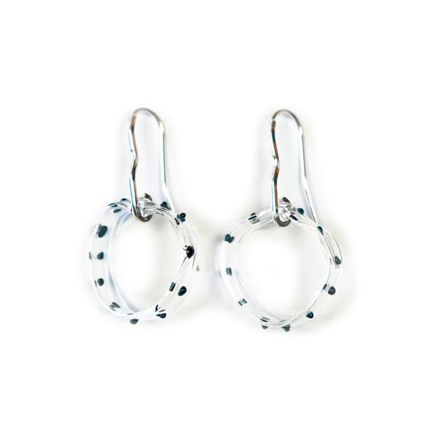 Pendientes LLuvia Negro pendientes lluvia